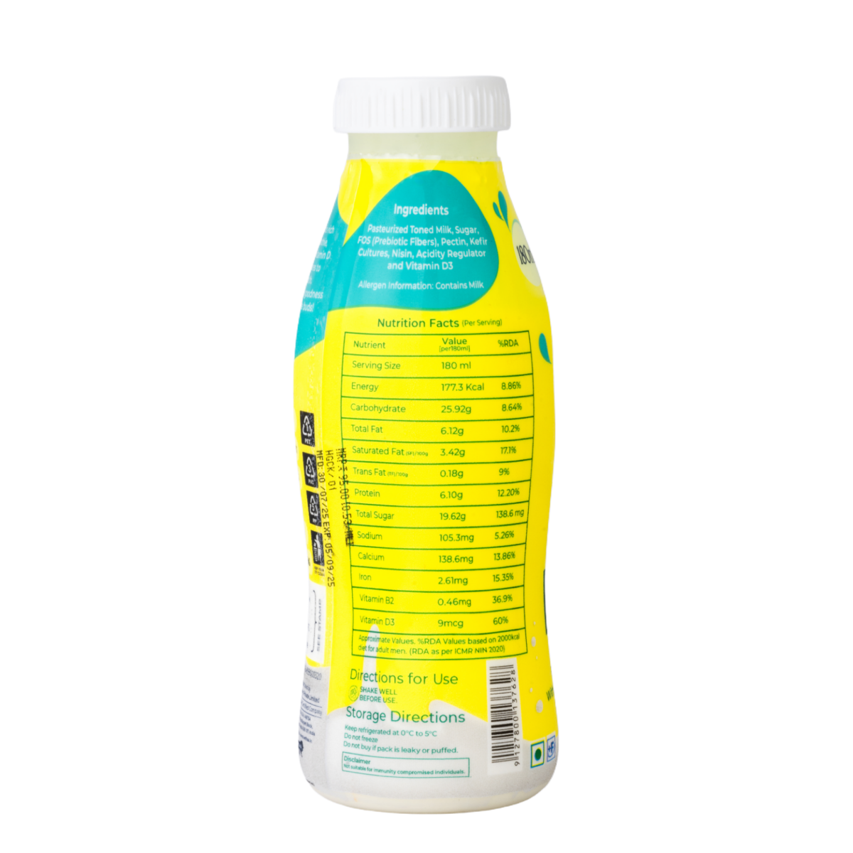 Classic Kefir Milk (180 ml)