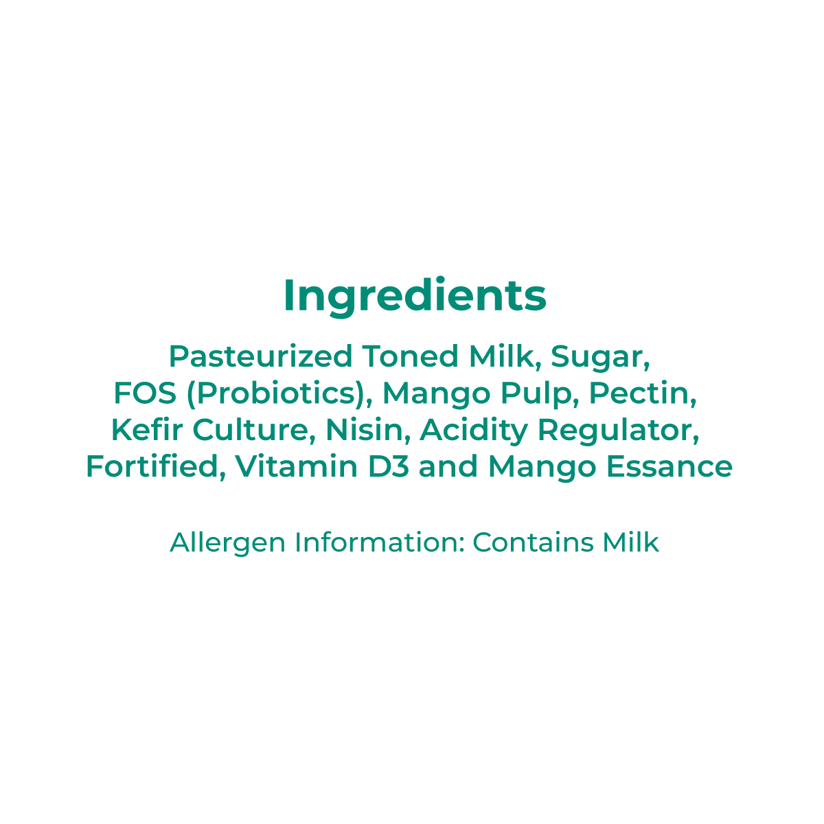 Mango Kefir Milk (180 ml)