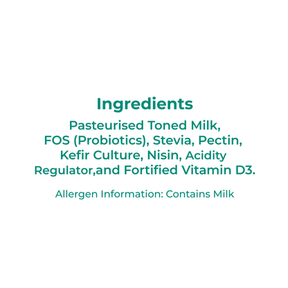 Sugar-Free Kefir Milk (180 ml)