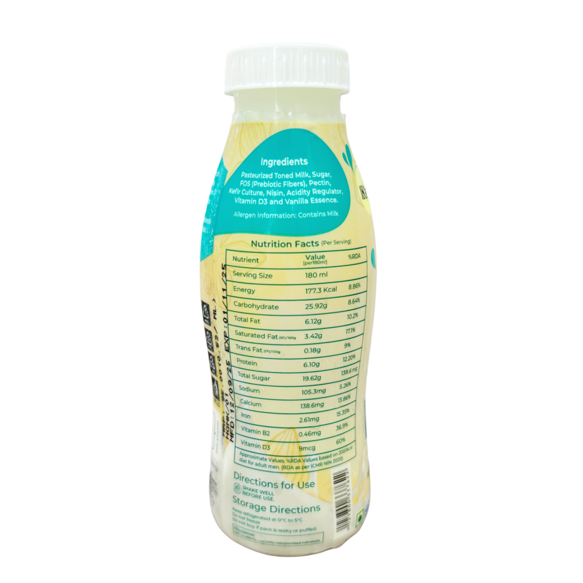Vannila Kefir Milk (180 ml)